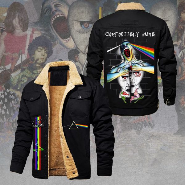 Pink Floyd 2D Winter Fleece Jacket - HUANNM 5499.1