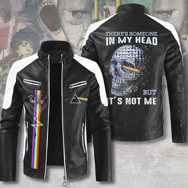 Pink Floyd Premium Leather Bomber - HUANNM 5497