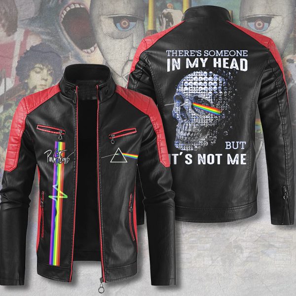 Pink Floyd Premium Leather Bomber - HUANNM 5497