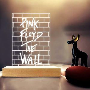 Pink Floyd Led Light with Wooden Base (7 Colors) - GNE 780