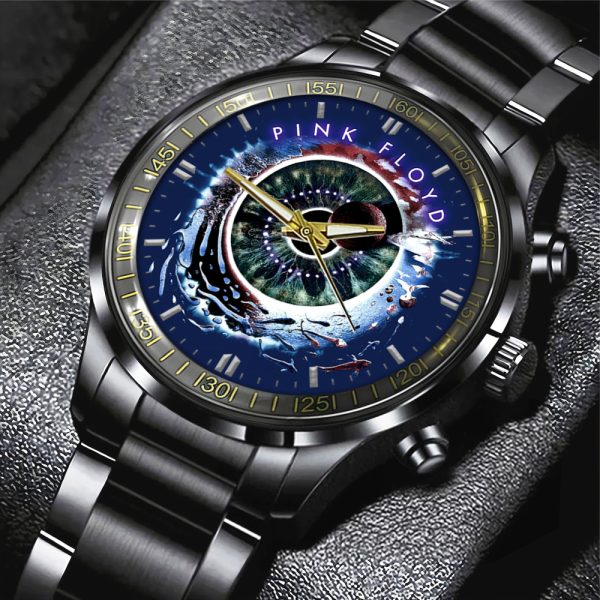 Pink Floyd Black Stainless Steel Watch - GNE 644