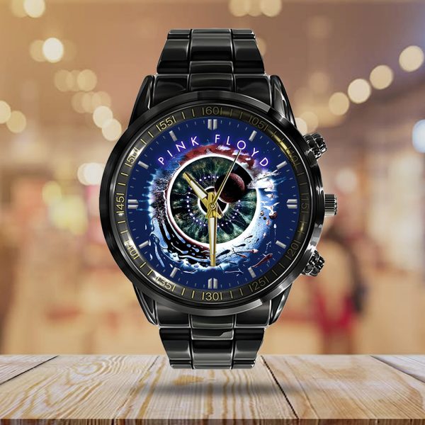 Pink Floyd Black Stainless Steel Watch - GNE 644