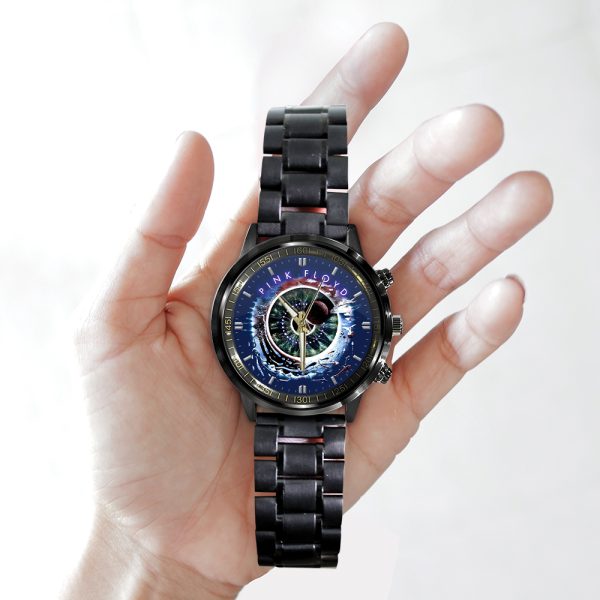 Pink Floyd Black Stainless Steel Watch - GNE 644