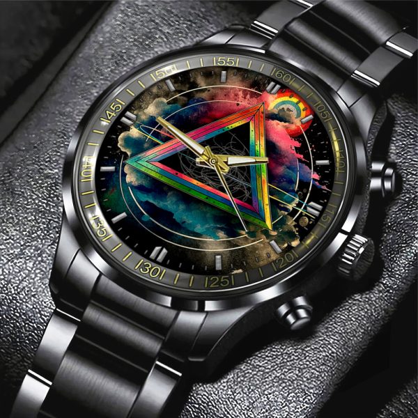 Pink Floyd Black Stainless Steel Watch - GNE 647