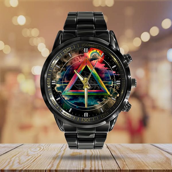 Pink Floyd Black Stainless Steel Watch - GNE 647