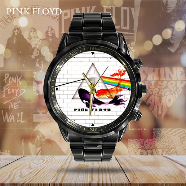 Pink Floyd Black Stainless Steel Watch - GNE 661