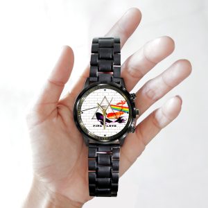 Pink Floyd Black Stainless Steel Watch - GNE 661