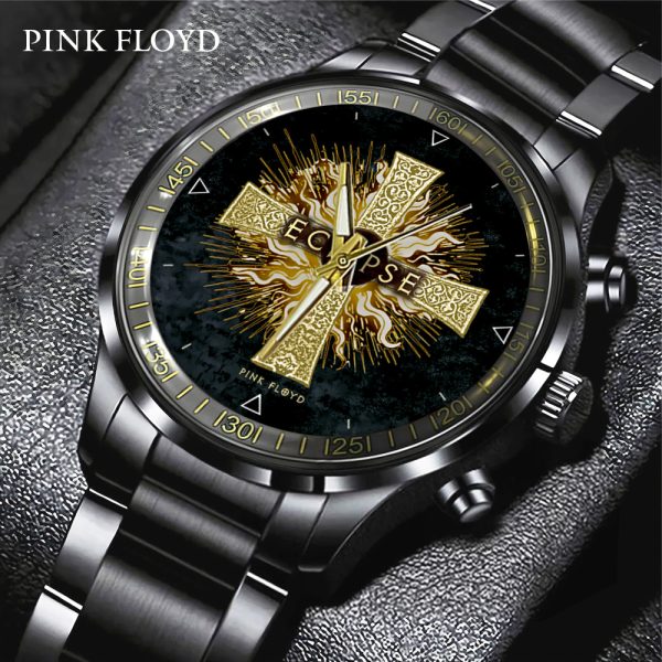 Pink Floyd Black Stainless Steel Watch - GNE 662