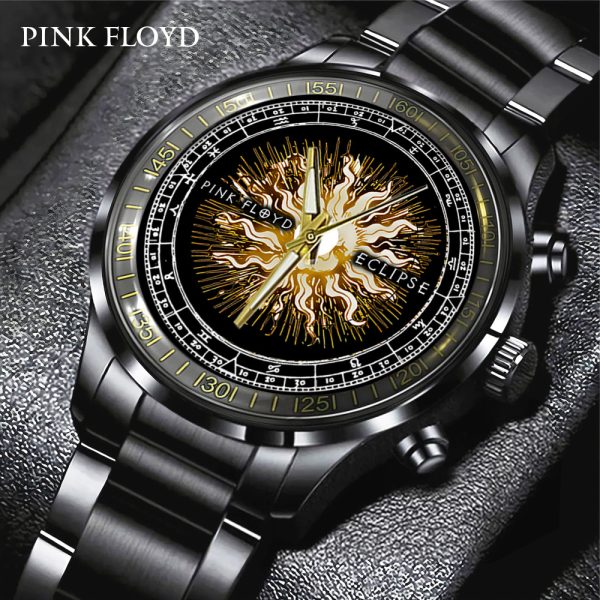 Pink Floyd Black Stainless Steel Watch - GNE 663