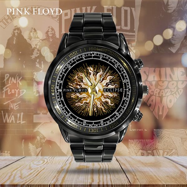 Pink Floyd Black Stainless Steel Watch - GNE 663