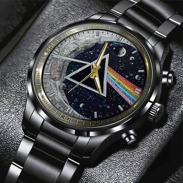 Pink Floyd Black Stainless Steel Watch - GNE 706