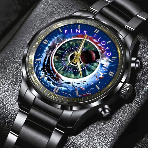 Pink Floyd Black Stainless Steel Watch - GNE 710