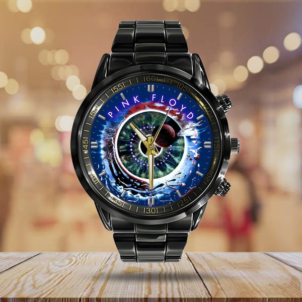 Pink Floyd Black Stainless Steel Watch - GNE 710