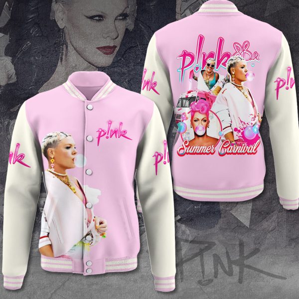 P!nk Varsity Jacket - MAITM 7371