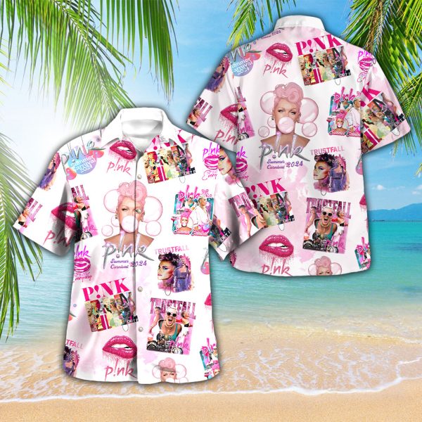 P!nk 3D Hawaii Shirt - VANDH 3017