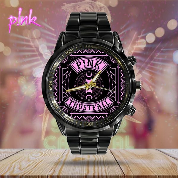 P!nk Black Stainless Steel Watch - GNE 760