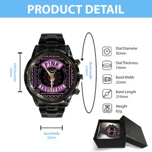 P!nk Black Stainless Steel Watch - GNE 760