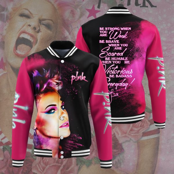 P!nk Varsity Jacket - HOATT 5641