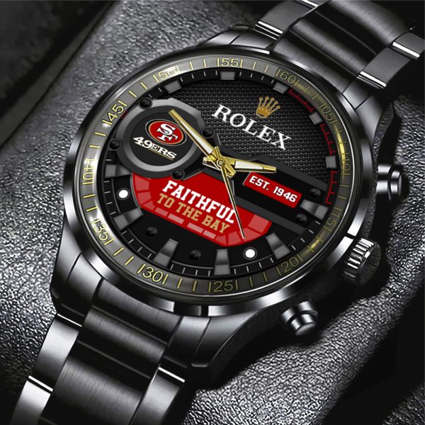 San Francisco 49ers x Rolex Black Stainless Steel Watch - MAITM 7527