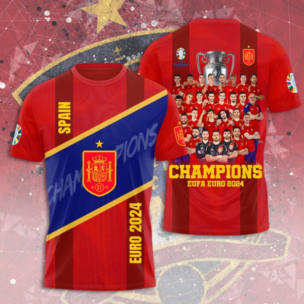 Spain National Football Team 3D Apparel - VANDH 3141