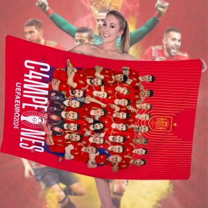 Spain National Football Team Rectangle Beach Towel - HOATT 5596