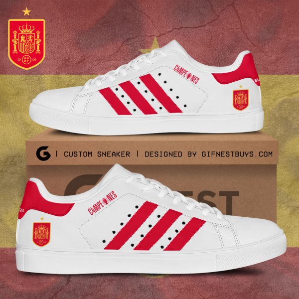 Spain National Football Team Custom SS Shoes - TANTN 7396