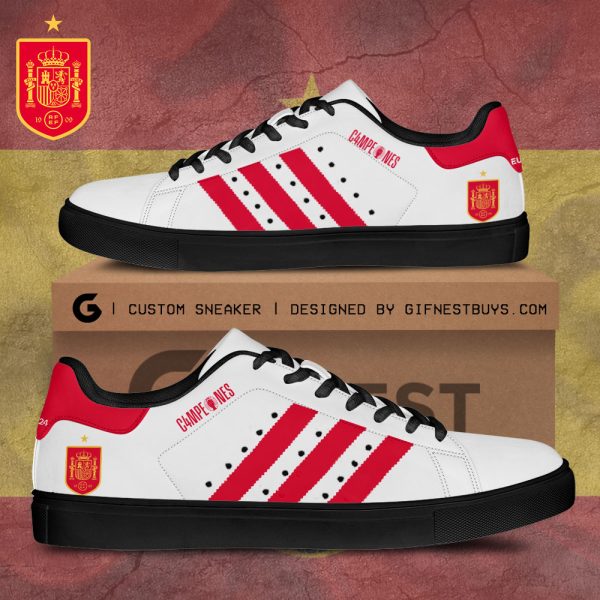 Spain National Football Team Custom SS Shoes - TANTN 7396