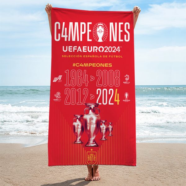 Spain National Football Team Rectangle Beach Towel - TANTN 7393