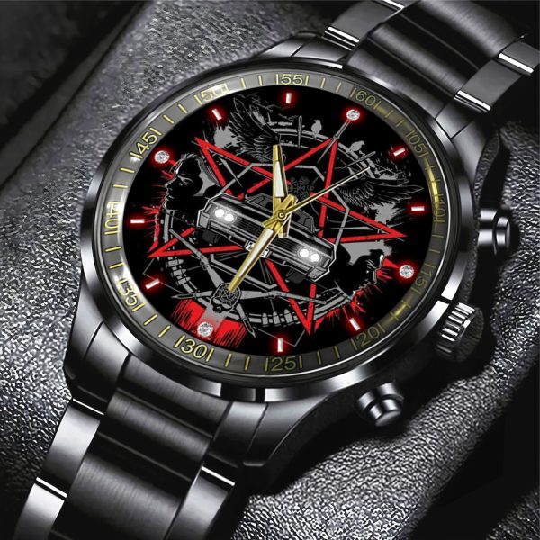 Supernatural Black Stainless Steel Watch - GNE 839