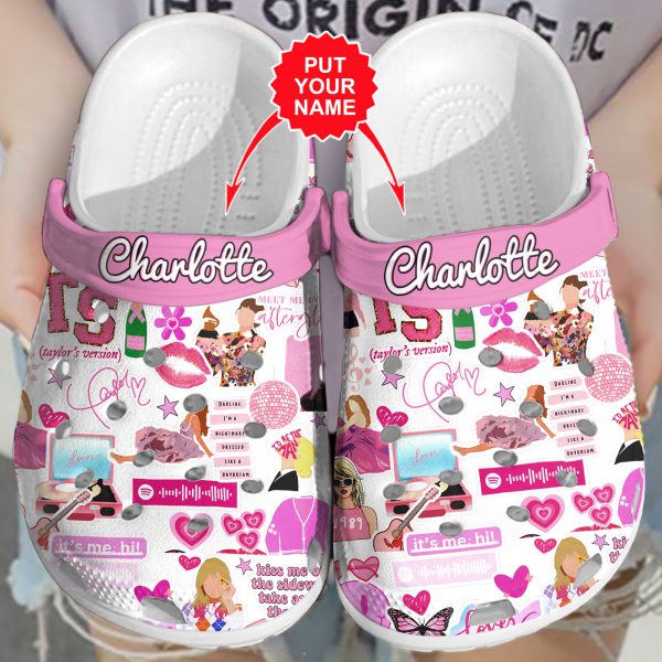 Personalized Taylor Swift Custom Crocs - VANDH 3075