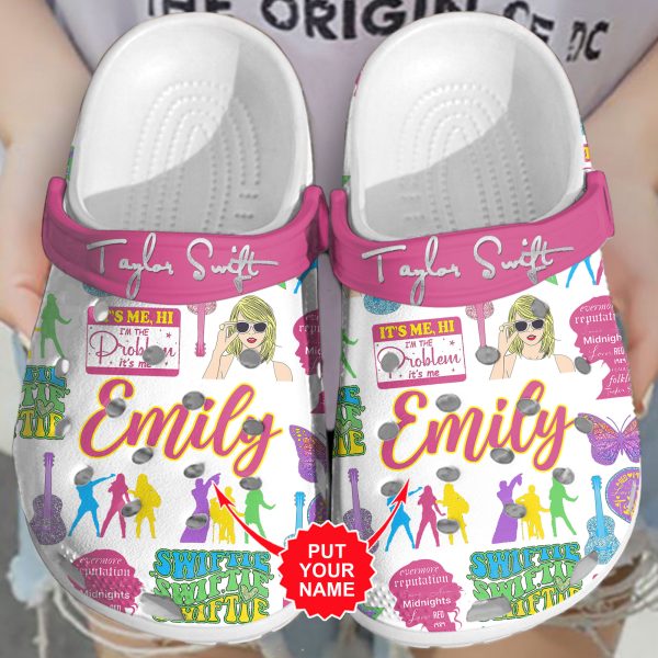 Personalized Taylor Swift Custom Crocs - VANDH 3154