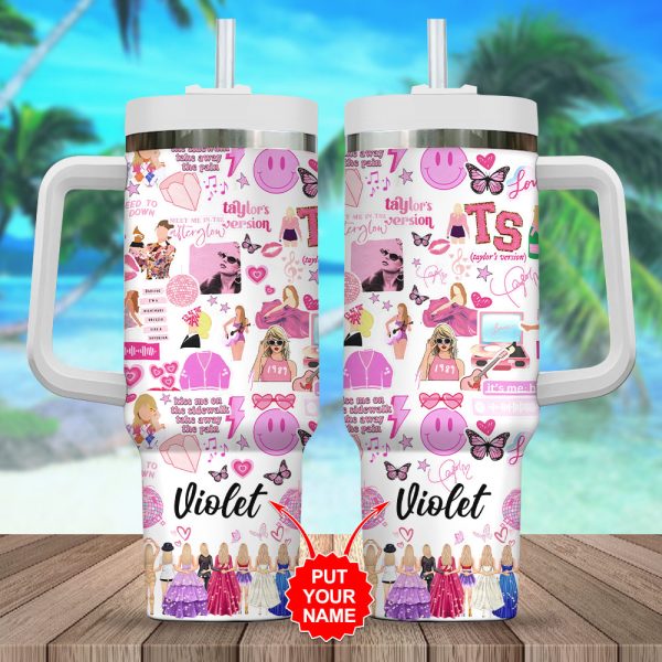 Personalized Taylor Swift 40oz Stanley Tumbler - VANDH 3078