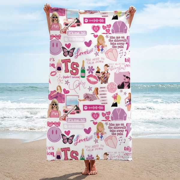 Taylor Swift Rectangle Beach Towel - VANDH 3077