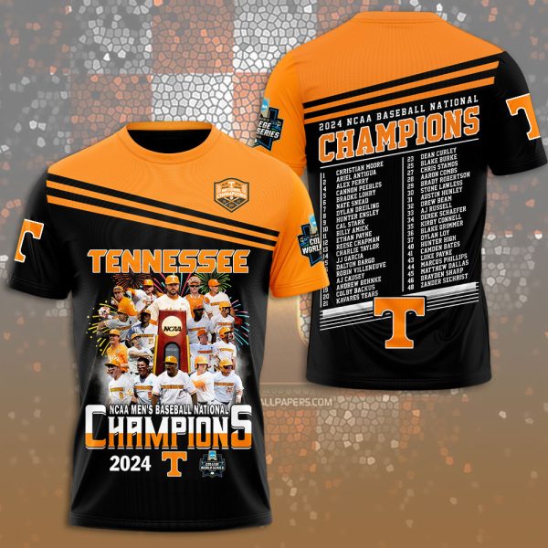 Tennessee Volunteers Baseball 3D Apparel - MAITM 7211