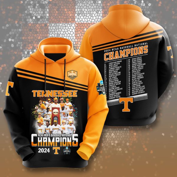 Tennessee Volunteers Baseball 3D Apparel - MAITM 7211