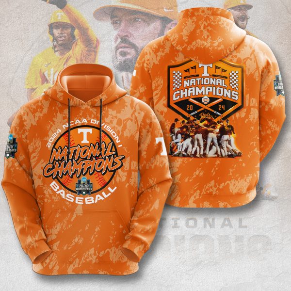 Tennessee Volunteers Baseball 3D Apparel - HUANNM 5480