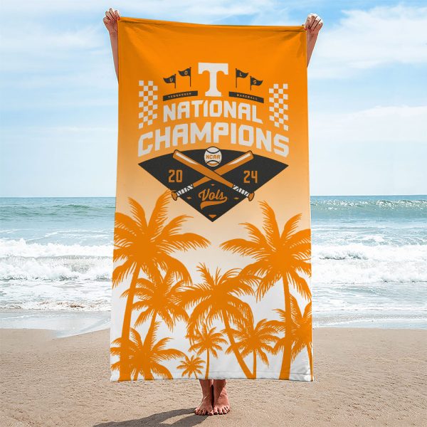 Tennessee Volunteers Baseball Rectangle Beach Towel - MAITM 7297