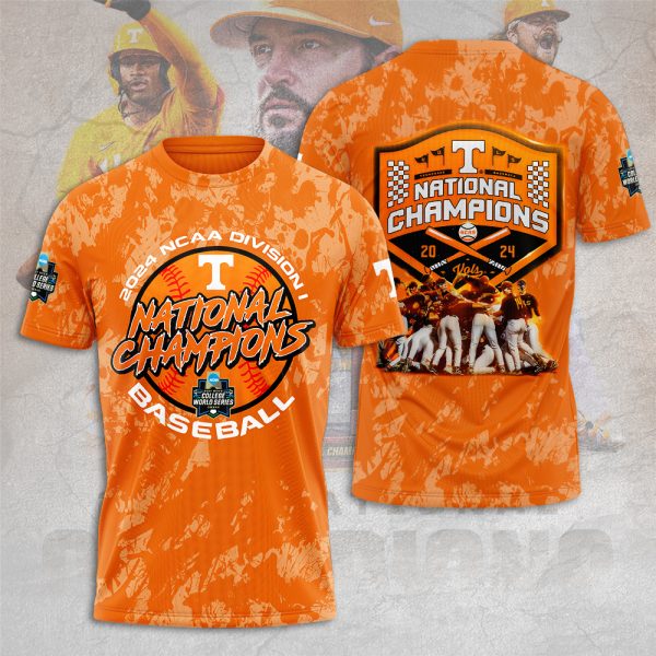 Tennessee Volunteers Baseball 3D Apparel - HUANNM 5480