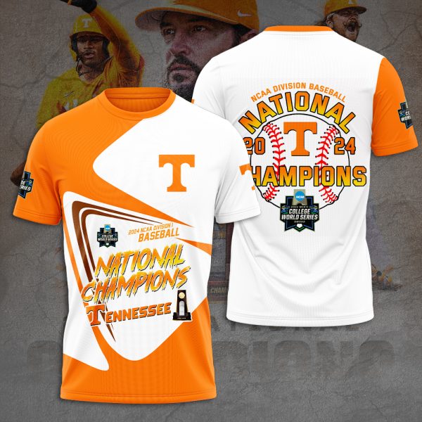 Tennessee Volunteers Baseball 3D Apparel - HUANNM 5483