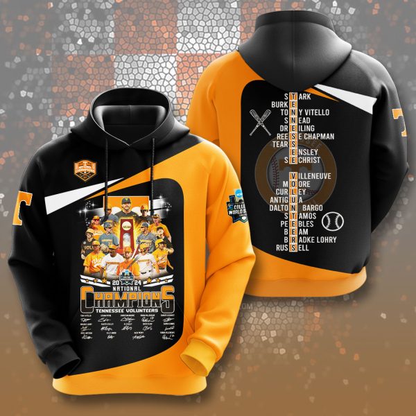 Tennessee Volunteers Baseball 3D Apparel - MAITM 7210