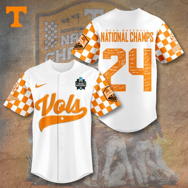 Tennessee Volunteers Baseball Baseball Jersey - TANTN 7377