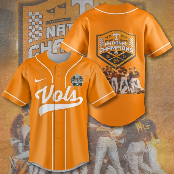 Tennessee Volunteers Baseball Baseball Jersey - HOATT 5530