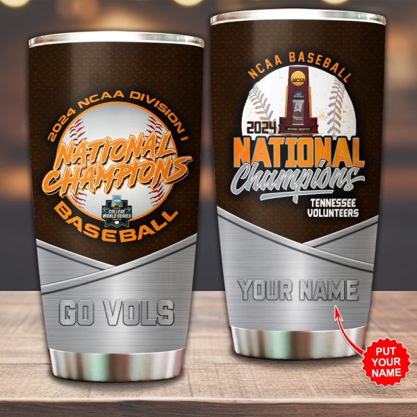 Personalized Tennessee Volunteers Baseball Tumbler Cup - HOATT 5417