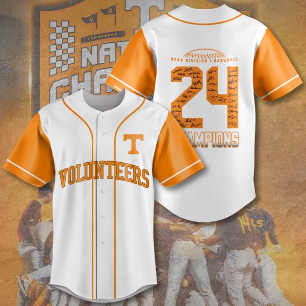 Tennessee Volunteers Baseball Baseball Jersey - HOATT 5500