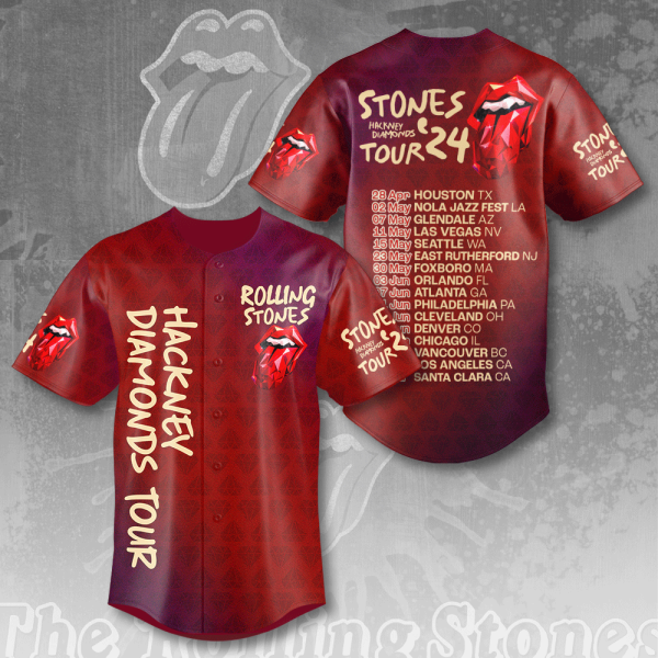 The Rolling Stones Baseball Jersey - MAITM 7276