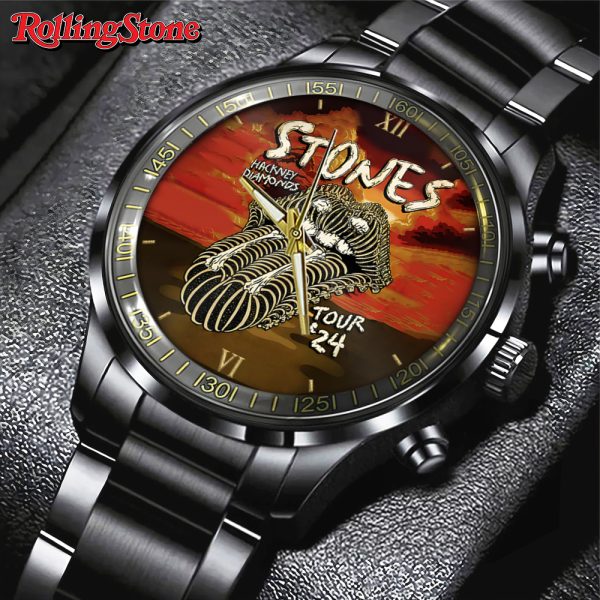 The Rolling Stones Black Stainless Steel Watch - ANHNV 4946