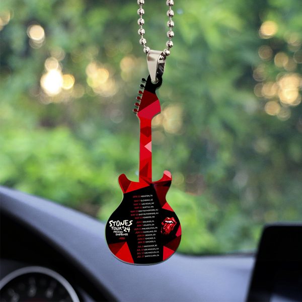 The Rolling Stones Custom Shape 1-sided Acrylic Car Ornament - MAITM 7398