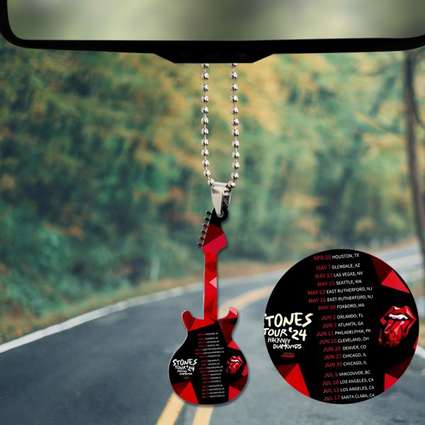 The Rolling Stones Custom Shape 1-sided Acrylic Car Ornament - MAITM 7398