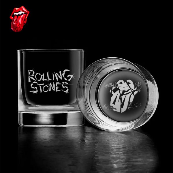 The Rolling Stones Custom Whiskey Glass - TANTN 7322