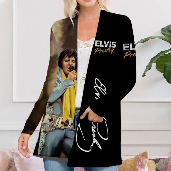 Elvis Presley Women's Patch Pocket Cardigan - MAITM 7839